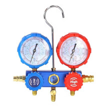 Manifold Gauge Set for AC Systems - Compatible with R22, R410A, R134a, R404A - Auto Refrigerant Diagnostic Tool Kit