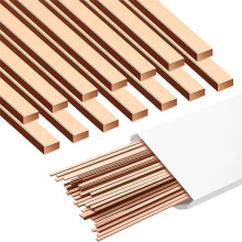 45 Brazing Rods, Flat Welding Rod Industrial 0.050' X 0.12' X 12" for Air Conditioners, Refrigerators, Freezers Equipmen
