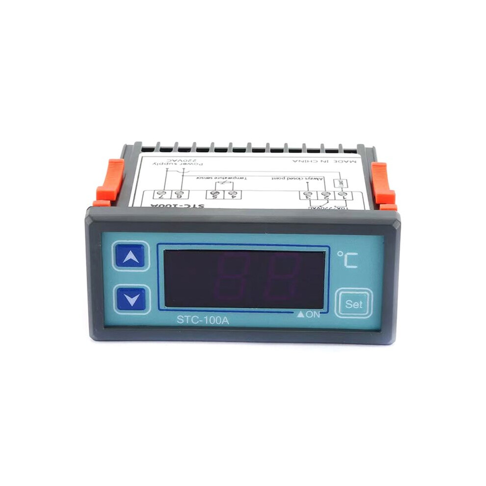 Stc-100A Ac 220V Led Digital Thermostat Temperature Controller Thermoregulator Heating Cooling For Incubator With 2M Ntc 6031444788142
