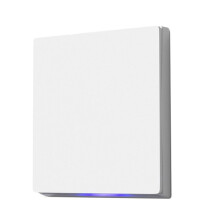 Tuya WiFi Wall Push Button for AC Fan Curtain Motor Blinds Works 1 Gang Neutral Wire Required White