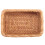 5X Hand-Woven Rectangular Rattan Wicker Basket Fruit Tea Snack Bread Picnic Cosmetic Storage Box-S 5