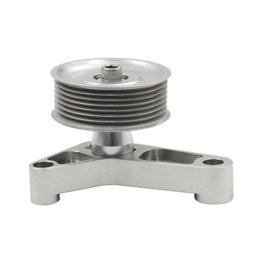 Adjustable EP3 Pulley Kit for  8th 9th  All K20 Engines with Auto Tensioner Keep A/C Installed 1