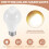 85-265V E27 PIR Motion Sensor Lamp 12W Bulb with Motion Sensor Infrared Motion Detector Security Light Warm Light 3