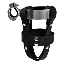 Bike Water Bottle Holder, PU Leather Bike Beverage Holder,Bike Cup Holder,Bike Drink Holder for Motorcycle Bike Scooter