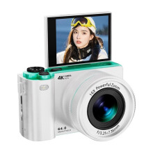 64MP Digital Camera 16X Digital Zoom 180 2.8-Inch IPS Flip Screen Photography 4K Vintage Vlog Video Recorder B
