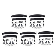 5X für 1/10 RC Rennen Drift Auto Heck Flügel Drift Straße Körper Spoiler Flügel Universal Teile Zubehör