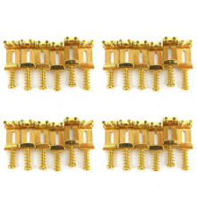 24 Roller Bridge Pull String Code Electric Guitar Saddle for Stratocaster Telecaster Electric Guitar Accessories Gold