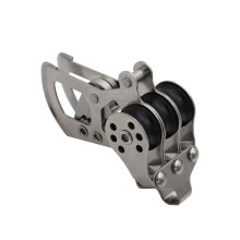 Nylon Sheave Pulley Block voor Zeilboten, 316 RVS Locking Pulley voor Buitenluifels