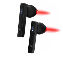 Terapia con Luce Rossa e Blu per Le Orecchie, Dispositivo di Terapia con Luce per Orecchie A 7 Modalità, Auricolari Portatili Leggeri e Lenitivi