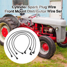 4Pcs 9N12259B 4 Cylinder Wire Front Mount Distributor Wire Set for 2N 8N 9N Tractor 9N12259A 9N12287A