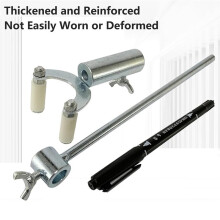 Car Wheel Eyebrow Scriber Fix Body Tool, Auto Body Marking Tool Set with Scale