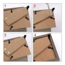 600 Picture Turn Button Fasteners Photo Frame Hardware and 600 Screws for , Hanging, Drawing, Black