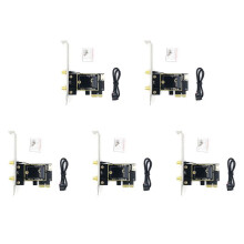 5X NGFF M.2 zu PCIE Netzwerkkarte Adapterkarte PCIE Adapterkarte UnterstüTzt NGFF M.2 Wireless Netzwerkkarte