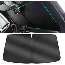 Car Windscreen Sun Shade for Nissan Tiida Hatchback 2011 2012 2013-2023, Foldable Visor Sunshades with Shape Memory, Car Sun Visor for Uv, Sun Heat Pr
