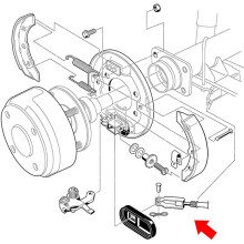 4X Brake Cable for Club Car Precedent 2008-,L+R Driver and Passenger Side,103528701 102557501 103528702 102557502