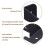 8Pcs Adjustable Wood Fence Pergola Post Base Brackets Kit Heavy Duty Post Anchor Base Brackets for Deck Railing Mailbox 1