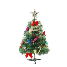 Mini Small Desktop Christmas Tree 50cm New Year Gift Christmas Pine Tree Battery