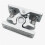 2Pcs Spring Loaded Door Easy Lock Stop Catch Release Clamp Double Roller Catch (Mp-3) 3