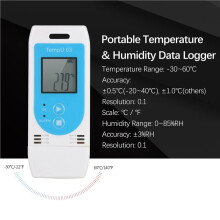 6X TempU 03 USB Temperature Humidity Data Logger Reusable RH TEMP Datalogger Recorder Humiture Recording Meter