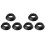 6 Pack  Stands,  Stands Basketbal Voetbal Plastic Display Stand Base, Zwart 1