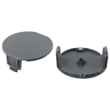 Lot de 2 couvercles de bobine en ABS compatibles avec les débroussailleuses Bosch Universal Grasscut 18, Grasscut 18-26 et Grasscut 18-