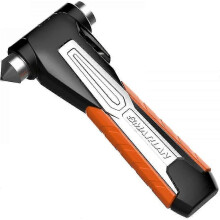Marteau de sécurité portable pour voiture, outil d'évacuation d'urgence en acier au tungstène pour briser les vitres et couper les cein