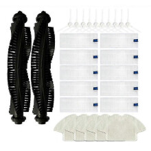 Main Brush Side Brush Roller Hepa Filter Mop Rag Cloth Replacement