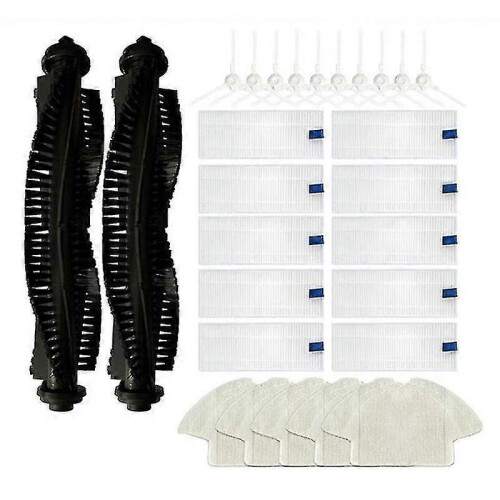 Main Brush Side Brush Roller Hepa Filter Mop Rag Cloth Replacement