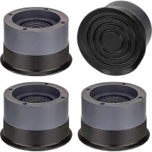 4 Pack Washing Machine Feet Pads with Acsergery Suction Cup, Anti Vibration Rubber, Shock Gift