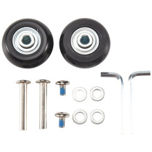 40 x 18mm Luggage Suitcase Wheels Replacement Repair kit 1 set