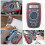 1999 Count LCD Digitalmultimeter mit Messleitungen, Hintergrundbeleuchtung, Diodentest, Multifunktionstester 5