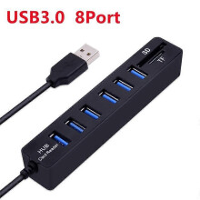 (03 USB3.0 8port) 7 Ports USB3.0 USB HUB Ultra-Slim Data USB Splitter Charging Multi USB Port Expander