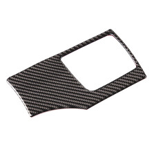Car Soft Carbon Fiber Headlight Height Adjustment Cover Trim for Old RAV4 2006-2012