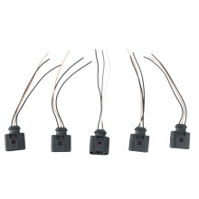 Pigtail for VAG 1J0973703 3 Pin Connector Pigtail for Fuel Pump, Camshaft Sensor, Daytime Running Lamp 5 Pcs