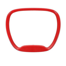 Steering Wheel Trim Interior Accessories for 2015-2020 Challenger Charger 2014-2020 Durango ABS, Red