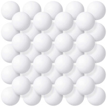 Verpakking van 300 tafeltennisballen, 40 mm, wit, veerkrachtig, geschikt voor spelletjes, training en vermaak.