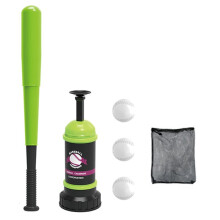 Baseball Trainer Set for Kids, Backyard Fun, No Pitch Needed, Beginner Batting Practice Toy with Launcher