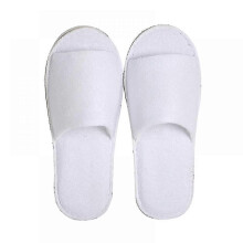 10 paar witte teenslippers voor in het hotel, geschikt voor dames en heren, past de meeste maten.