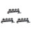 3pcs 92.5mm Multi-Function Bright LED Light Lamp Bar for 1/10 RC Crawler  -4 TRX4 SCX10,4 Led 1