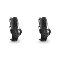 2X Portabotellas Universal para Bicicleta y Motocicleta, Ajustable para Manillar de Bicicleta de Carretera y Motos de Aventura.