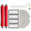 Main Side Brush Hepa Filter Mop Rags Compatible with Roborock Q7 Max B 1