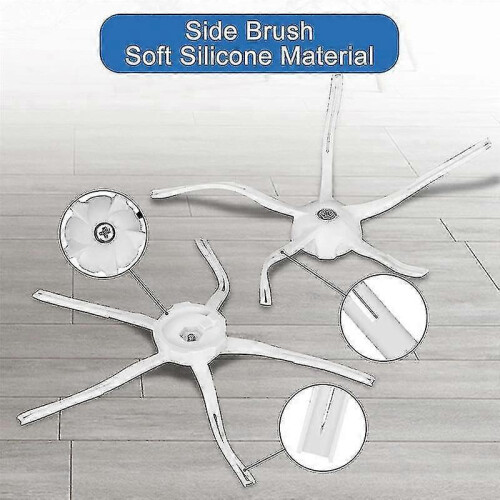 Main Side Brush Hepa Filter Mop Rags Compatible with Roborock Q7 Max B 1