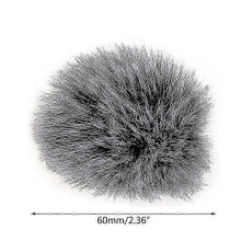 Pop-Filter für drahtlose Mikrofone, Mikrofon-Windschutz aus Schaumstoff, Schwarz, Geräuschreduzierung