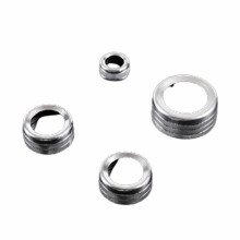 Car Air Conditioner Volume Knob Cover Trim for XJ 2010-2019(Silver)