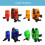 22MM Universal Motorcycle Handlebar Combination  Handlebar  with LED Light Motorcycle  Orange 3