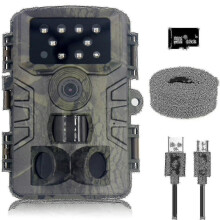 Wildcamera, jachtcamera met groothoekbewegingssensor, snelle reactietijd, geen reflectie, waterdicht voor het monitoren van wilde dieren