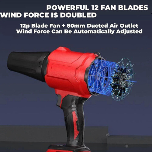 (2 Battery) Mini Jet Blower Portable Violent Turbo Fan 2