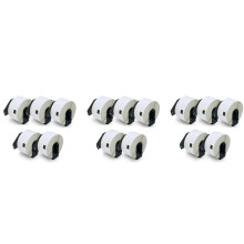 15 Rullar för DK11208 Termisk Etikett 38mmx90mm Stansade Etiketter DK-11208 DK 11208 Kompatibel för QL-Skrivare