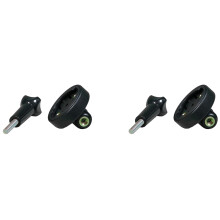 2X Cykeldatorhållare för 520 / 530 / 830 / 1030 Bracket Adapter Ljus Kamera Batterikontakt