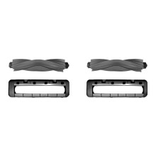 2PCS for L10s Pro Ultra Heat Vacuum Cleaner Replacement Spare Parts Main Brush Cover Rubber Roller Brush